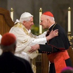 Cardinal George and Pope Benedict XVI