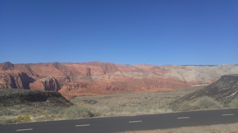 A view of Beautiful Snow Canyon