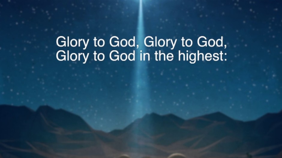 glory to god in the highest